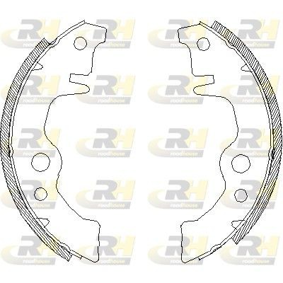ROADHOUSE Brake Shoe Set Article number: 4011.00 cheaply