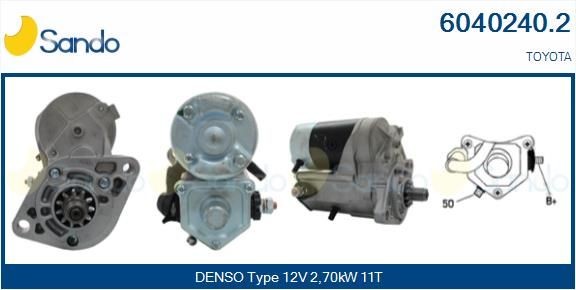SANDO Alternator, starter Article number: 4030100.2 cheaply