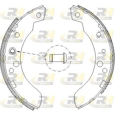 ROADHOUSE Brake Shoe Set Article number: 4111.00 cheaply
