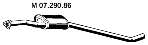 EBERSPÄCHER Front Silencer Article number: 07.290.86 cheaply