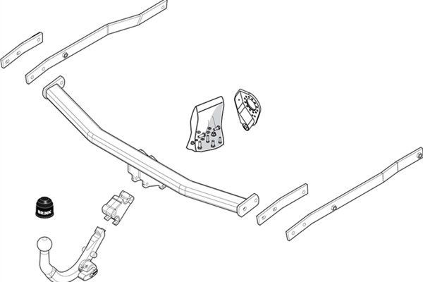 BRINK Trailer Hitch Article number: 426300 cheaply