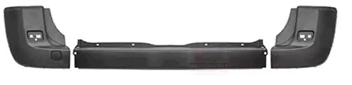 VAN WEZEL 4328550 Rear diffuser SCÉNIC 1.6 Hi-Flex 110 PS Petrol/Ethanol 2010