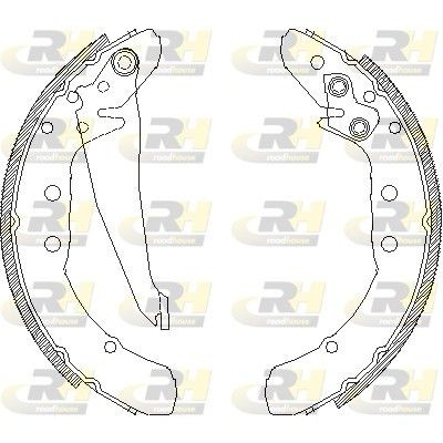 ROADHOUSE Brake Shoe Set Article number: 4397.00 cheaply