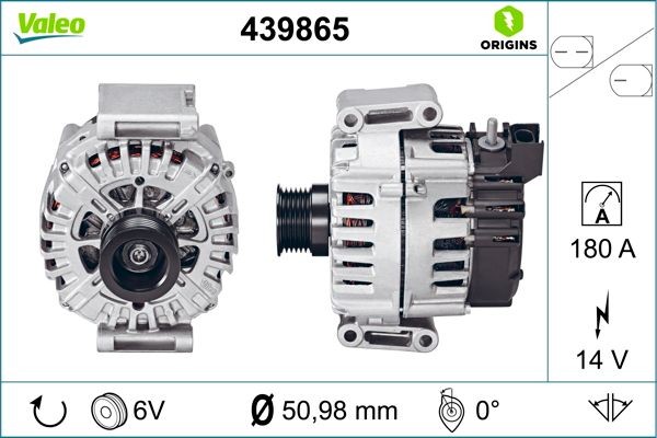 VALEO Generaator Artikli number: 439865 soodsalt