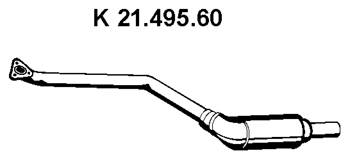 EBERSPÄCHER Catalytic converter Article number: 21.495.60 cheaply