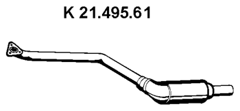 EBERSPÄCHER Catalytic converter Article number: 21.495.61 cheaply