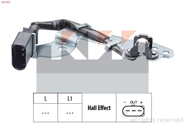 KW Camshaft position sensor Article number: 453 367 cheaply