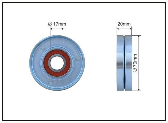 CAFFARO Tensioner pulley Article number: 456-00 cheaply