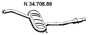 EBERSPÄCHER Galinis duslintuvas prekės numeris: 34.708.86 nebrangu
