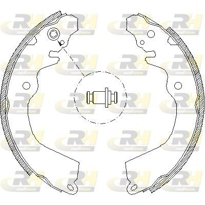 ROADHOUSE Brake Shoe Set Article number: 4646.00 cheaply