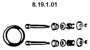 EBERSPÄCHER Seal, exhaust pipe Article number: 8.19.1.01 cheaply