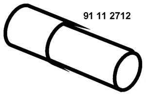 EBERSPÄCHER Exhaust Pipe Article number: 91 11 2712 cheaply