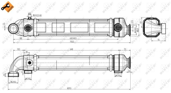 NRF EGR Module Article number: 48301 cheaply