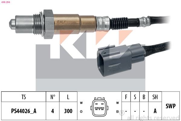 KW Lambdasonde Varenummer: 498 294 billige