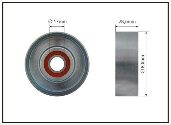 CAFFARO Tensioner pulley Article number: 498-00 cheaply