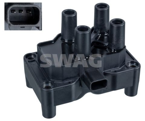 SWAG Ignition coil Article number: 50 93 7555 cheaply