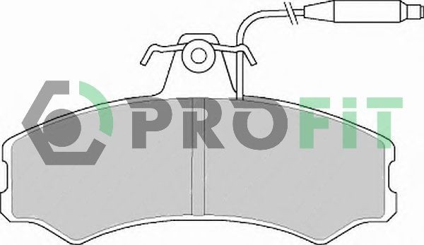 PROFIT Brake pad set Article number: 5000-0287 cheaply