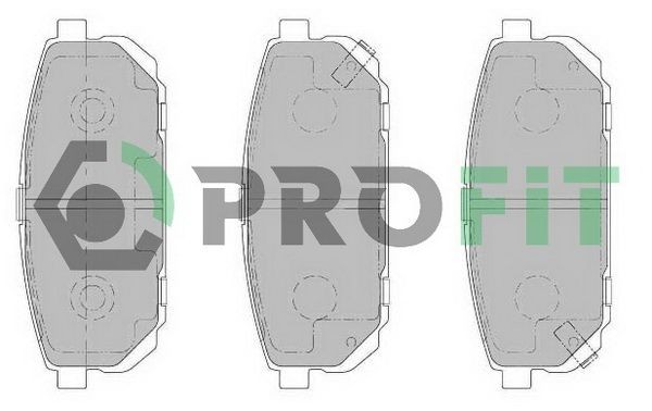 PROFIT Brake pad set Article number: 5000-1736 C cheaply