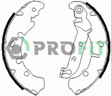 PROFIT Brake Shoe Set Article number: 5001-0635 cheaply