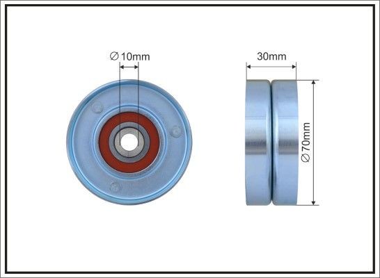 CAFFARO Deflection / Guide Pulley, v-ribbed belt Article number: 500141 cheaply