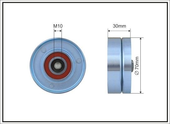 CAFFARO Tensioner pulley Article number: 500228 cheaply