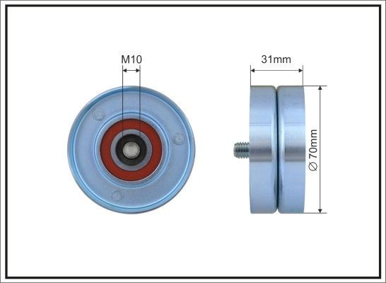 CAFFARO Tensioner pulley Article number: 500239 cheaply