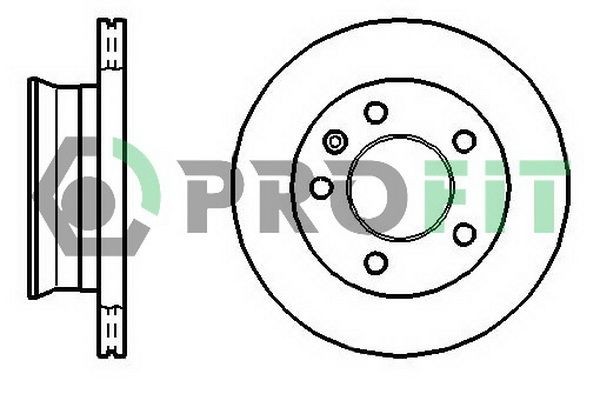 PROFIT Brake disc Article number: 5010-1013 cheaply
