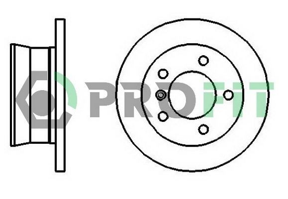 PROFIT Brake disc Article number: 5010-2001 cheaply