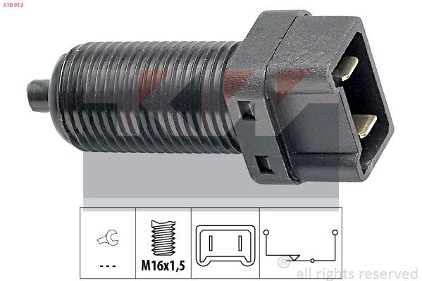 KW Brake Light Switch Article number: 510 012 cheaply