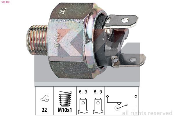 KW Brake Light Switch Article number: 510 102 cheaply