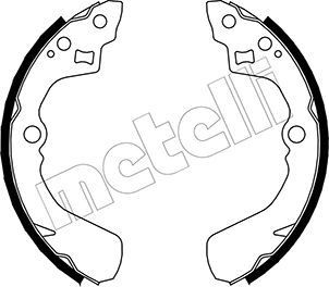 METELLI Brake Shoe Set Article number: 53-0037 cheaply