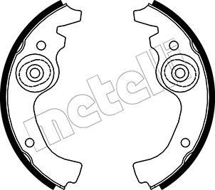 METELLI Brake Shoe Set Article number: 53-0055 cheaply