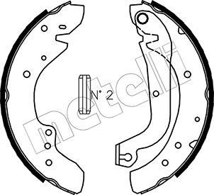 METELLI Brake Shoe Set Article number: 53-0071 cheaply