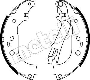 METELLI Brake Shoe Set Article number: 53-0088 cheaply