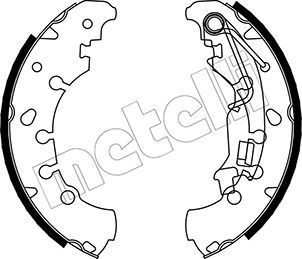 METELLI Brake Shoe Set Article number: 53-0092 cheaply