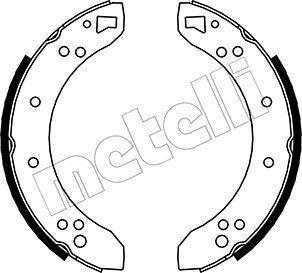 METELLI Brake Shoe Set Article number: 53-0101 cheaply