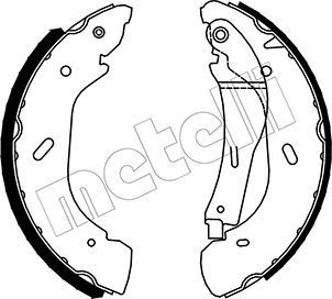 METELLI Brake Shoe Set Article number: 53-0134 cheaply
