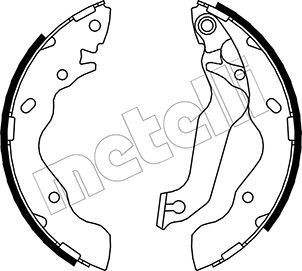 METELLI Brake Shoe Set Article number: 53-0171 cheaply