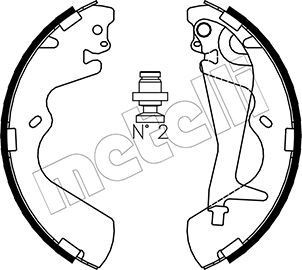METELLI Brake Shoe Set Article number: 53-0173 cheaply