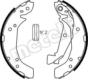 METELLI Brake Shoe Set Article number: 53-0175 cheaply