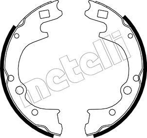 METELLI Brake Shoe Set Article number: 53-0221 cheaply