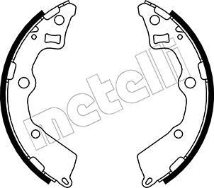METELLI Brake Shoe Set Article number: 53-0229 cheaply