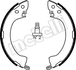 METELLI Brake Shoe Set Article number: 53-0251 cheaply