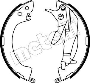 METELLI Brake Shoe Set Article number: 53-0251Y cheaply