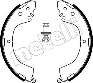 METELLI Brake Shoe Set Article number: 53-0260 cheaply