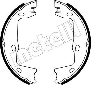 METELLI Handbrake shoes Article number: 53-0302 cheaply