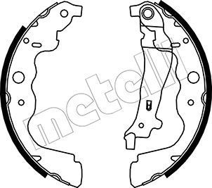 METELLI Brake Shoe Set Article number: 53-0365 cheaply