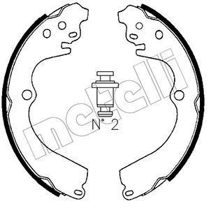 METELLI Brake Shoe Set Article number: 53-0383 cheaply