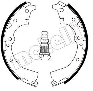 METELLI Brake Shoe Set Article number: 53-0416 cheaply