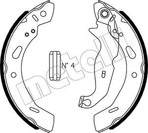 METELLI Brake Shoe Set Article number: 53-0490 cheaply